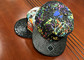 Toppa di cuoio stampata sublimazione variopinta piana di plastica di Digital dei cappelli di Snapback del bordo del fermaglio