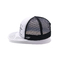 Cappello femminile di Snapback di Mesh Back 5 del carbone del pannello del cappuccio bianco del camionista